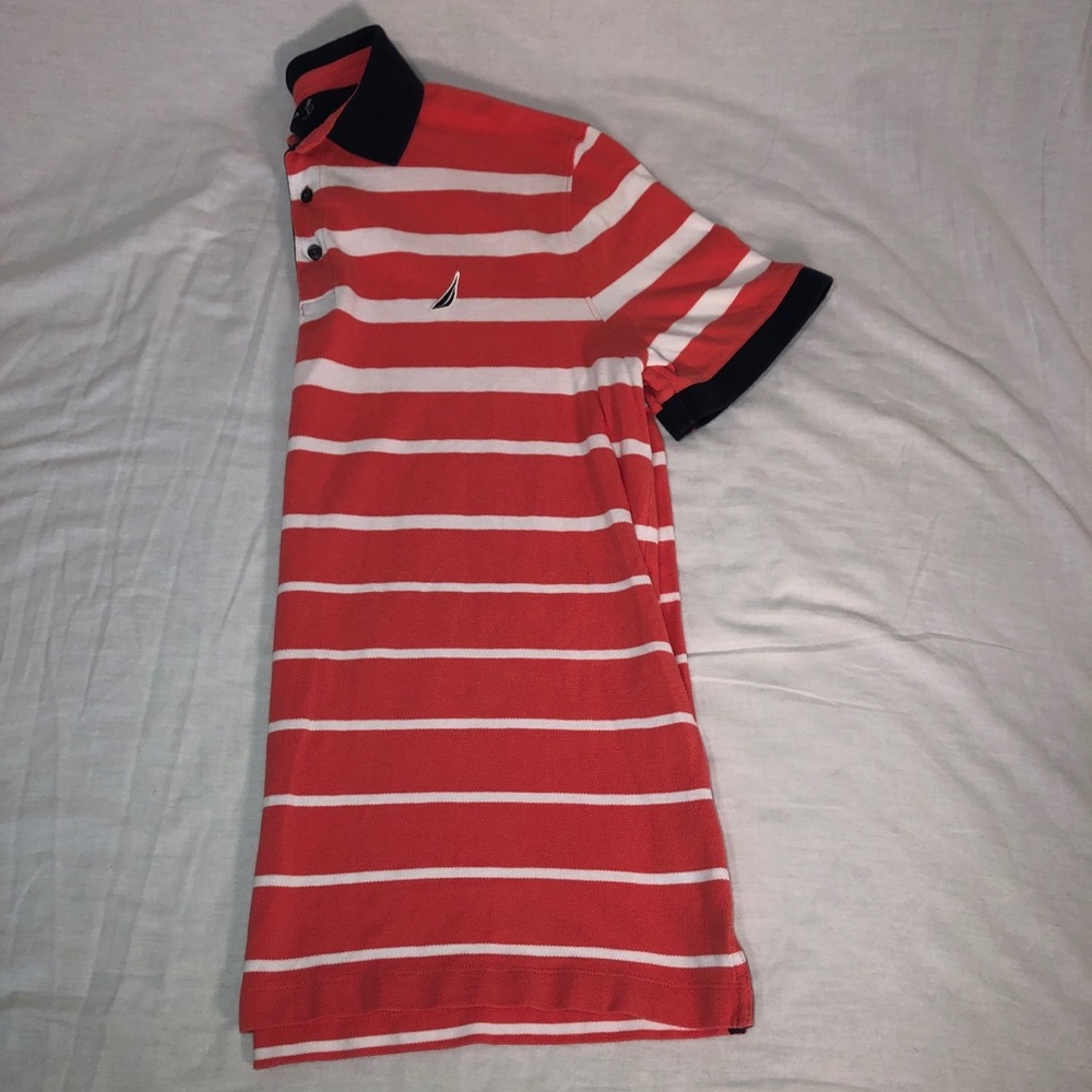 Men’s Nautica Striped Polo Shirt Size XL - Picture 4 of 4